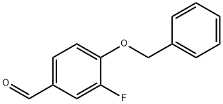 4-(苄氧基)-3-氟苯甲醛 结构式