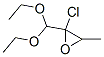 Oxirane, 2-chloro-2-(diethoxymethyl)-3-methyl- (9CI) 结构式