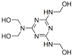 [[6-[bis(hydroxymethyl)amino]-1,3,5-triazine-2,4-diyl]diimino]bismethanol  结构式
