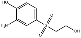 2-amino-4-[(2-hydroxyethyl)sulphonyl]phenol  结构式