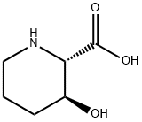 (2S,3S)-3-羟基-2-哌啶羧酸 结构式