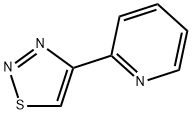 2-(4-1,2,3-THIADIAZOLYL)PYRIDINE 结构式