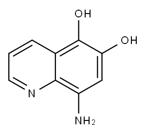 5,6-dihydroxy-8-aminoquinoline 结构式