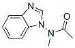 Acetamide, N-1H-benzimidazol-1-yl-N-methyl- (9CI) 结构式