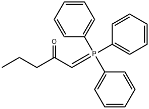 1-(三苯基-Λ5-磷烷叉基)-戊-2-酮 结构式