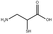 3-Amino-2-mercaptopropionic acid 结构式