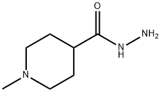 1-甲基哌啶-4-甲酰肼 结构式