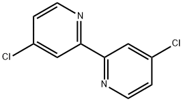 4,4'-二氯-2,2'-联吡啶 结构式