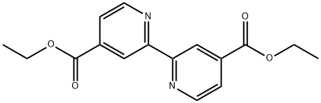 2,2'-联吡啶-4,4'-二甲酸乙酯 结构式