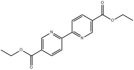 2,2'-联吡啶-5,5‘-二甲酸二乙酯 结构式