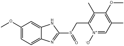 奥美拉唑 N-氧化物 结构式