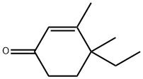 4-Ethyl-3,4-dimethyl-2-cyclohexen-1-one 结构式