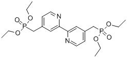 2,2'-联吡啶-4,4'-二甲磷酸二乙酯 结构式