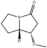 3H-Pyrrolizin-3-one,hexahydro-1-methoxy-,(1S-trans)-(9CI) 结构式