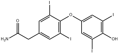 左甲状腺素钠杂质D 结构式