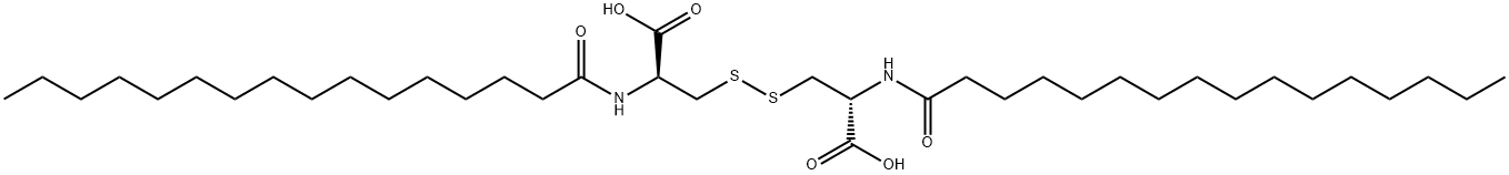 二棕榈酰胱氨酸 结构式