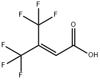4,4,4-三氟-3-(三氟甲基)巴豆酸 结构式