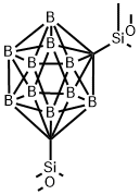 BIS(METHOXYDIMETHYLYLSILYL)M-CARBORANE 结构式