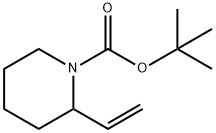 2-乙烯基哌啶-1-羧酸叔丁酯 结构式