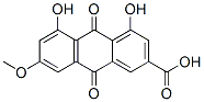 1,8-Dihydroxy-6-methoxy-9,10-dioxo-9,10-dihydroanthracene-3-carboxylic acid 结构式