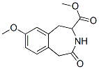 2,3,4,5-Tetrahydro-8-methoxy-4-oxo-1H-3-benzazepine-2-carboxylic acid methyl ester 结构式
