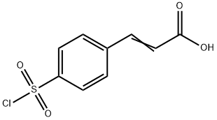 3-(4-CHLOROSULFONYL-PHENYL)-ACRYLIC ACID 结构式