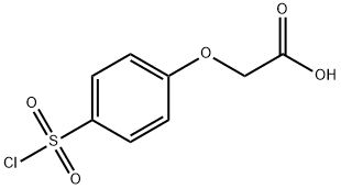 2-(4-(氯磺酰基)苯氧基)乙酸 结构式