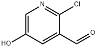 2-氯-5-羟基吡啶-3-甲醛 结构式