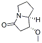 3H-Pyrrolizin-3-one,hexahydro-1-methoxy-,(1R-cis)-(9CI) 结构式