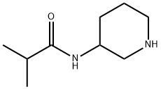 Propanamide,  2-methyl-N-3-piperidinyl- 结构式