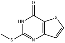2-(甲基硫代)-噻吩并[3,2-D]嘧啶-4(3H)-酮 结构式