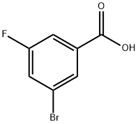 3-溴-5-氟苯甲酸 结构式