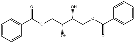 (2R,3R)-二苯甲酸-(1,2,3,4-丁四醇)-1,4-二酯 结构式