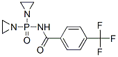 N-[Bis(1-aziridinyl)phosphinyl]-p-(trifluoromethyl)benzamide 结构式