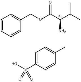 D-缬氨酸苄酯对甲基苯磺酸盐 结构式
