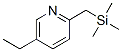 Pyridine, 5-ethyl-2-[(trimethylsilyl)methyl]- (9CI) 结构式