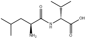 L-亮氨酰-D-缬氨酸 结构式