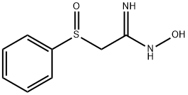 2-(苯基亚磺酰)羟基乙脒 结构式