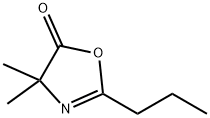 5(4H)-Oxazolone,4,4-dimethyl-2-propyl-(9CI) 结构式
