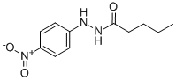 Valeric acid, 2-(p-nitrophenyl)hydrazide 结构式
