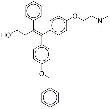 4-Benzyloxy β-Hydroxy TaMoxifen 结构式