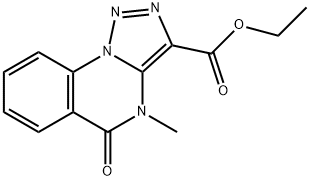 ETHYL 4-METHYL-5-OXO-4,5-DIHYDRO[1,2,3]TRIAZOLO[1,5-A]QUINAZOLINE-3-CARBOXYLATE 结构式