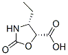 5-Oxazolidinecarboxylicacid,4-ethyl-2-oxo-,cis-(9CI) 结构式