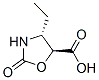 5-Oxazolidinecarboxylicacid,4-ethyl-2-oxo-,trans-(9CI) 结构式