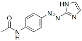 N-[4-(1H-咪唑-2-基偶氮)苯基]-乙酰胺 结构式