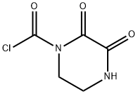 1-Piperazinecarbonyl chloride, 2,3-dioxo- (9CI) 结构式