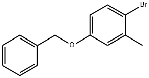 5-苄氧基-2-溴甲苯 结构式