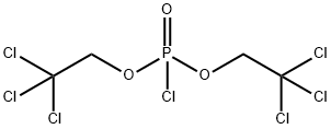 双(2,2,2-三氯乙基)磷酰氯 结构式