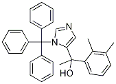 1-(2,3-二甲基苯基)-1-(1-三苯甲游基-1H-咪唑-5-基)乙醇 结构式