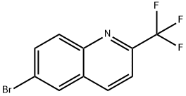 6-溴-2-三氟甲基喹啉 结构式